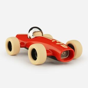 Red Vintage-Style Kids Race Car Toy